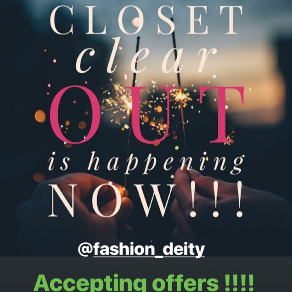♦️UP TO 40%OFF EVERYTHING !! CLOSET CLEAR OUT SALE
